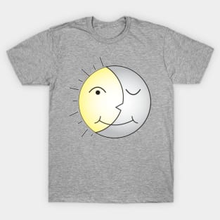 Lispe Sun Sleepy Moon T-Shirt